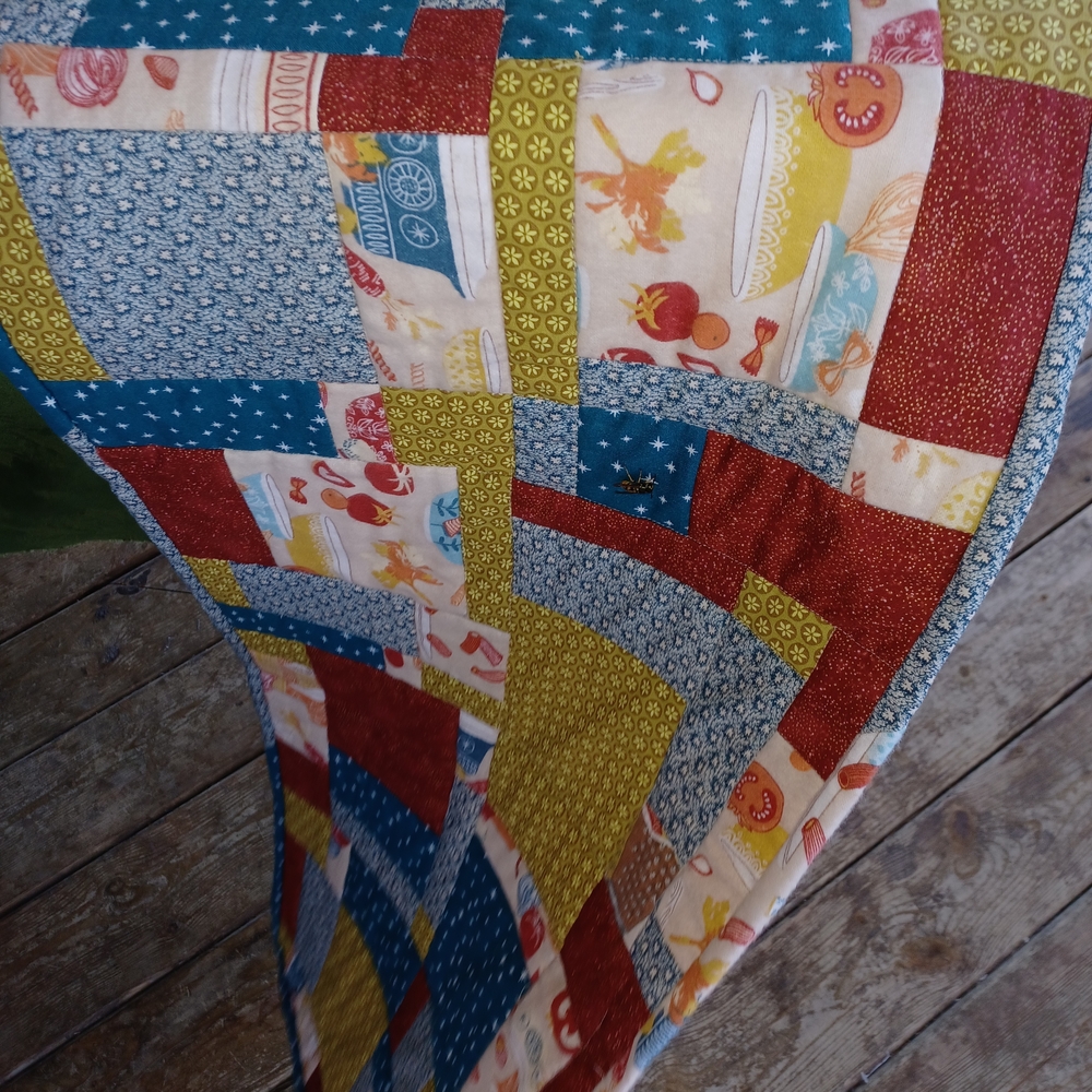 Pyrex Themed Handmade Quilted Table Runner